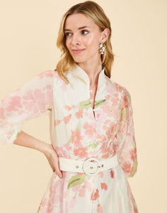 Valencia Mini Dress in Blushing Petals