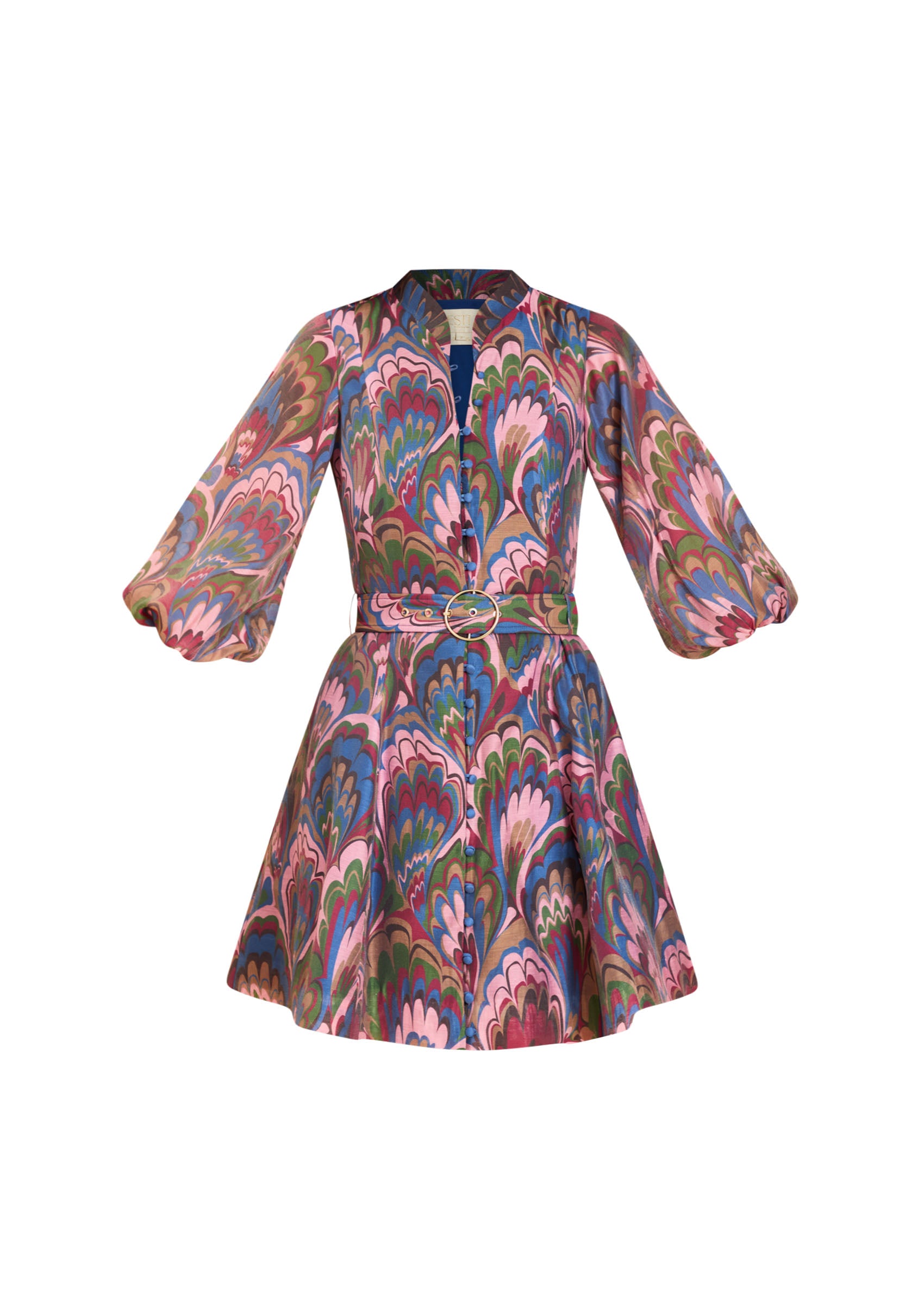 Valencia Mini Dress in Twilight Marble
