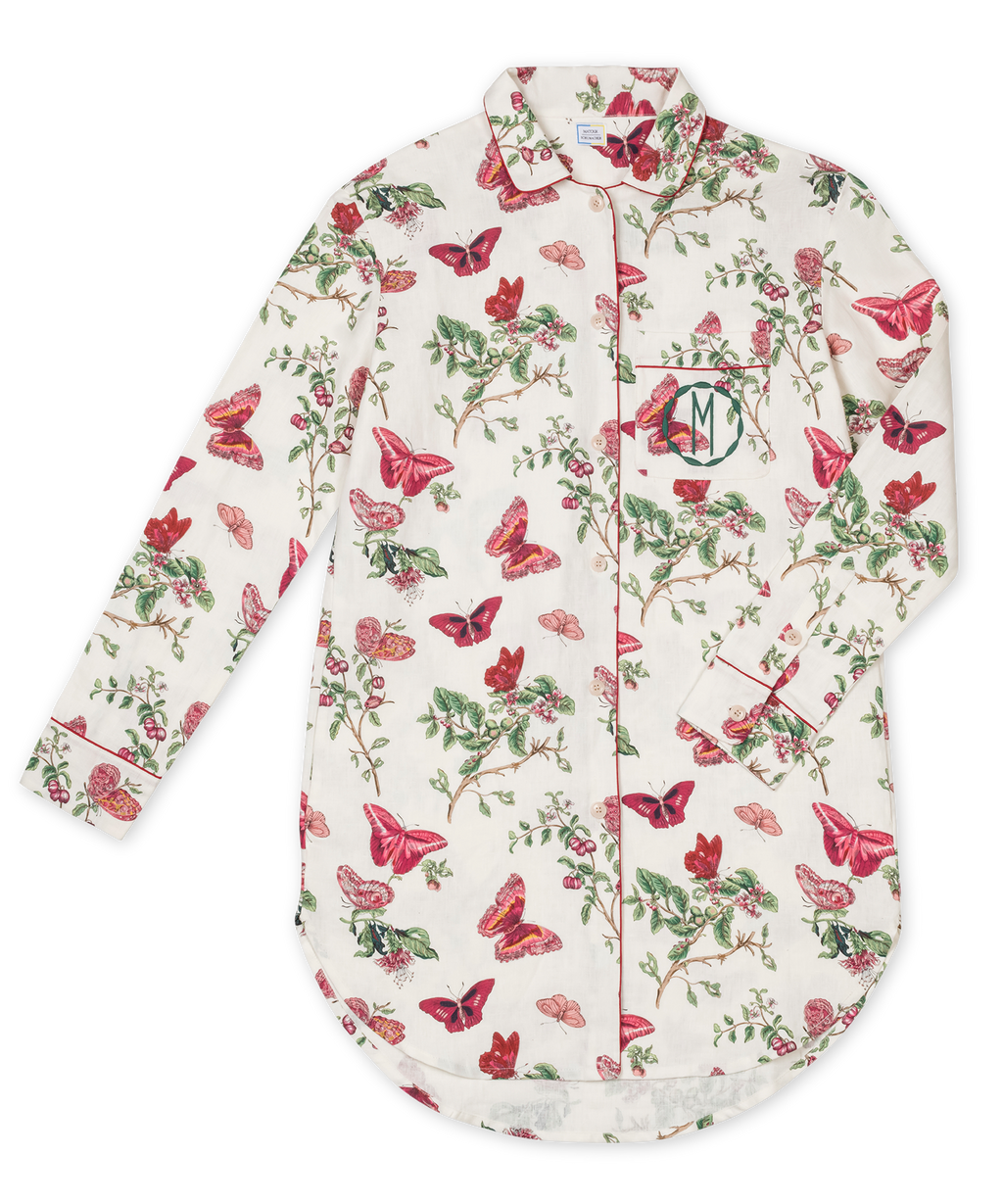 Valentina Linen Sleep Shirt