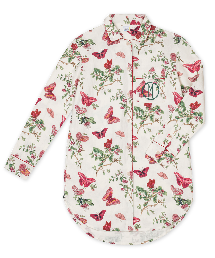 Valentina Linen Sleep Shirt