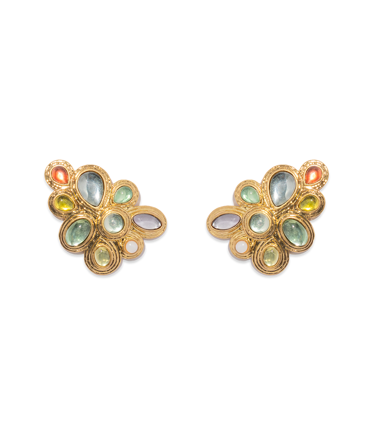 Valletta Stud Earrings in Multi
