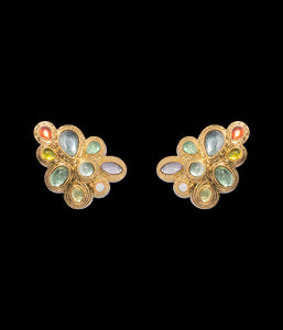 Valletta Stud Earrings in Multi