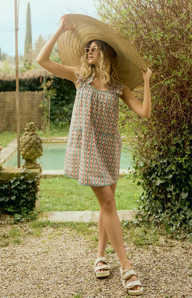 Vanessa Mini Dress in Poppy Fields Floral
