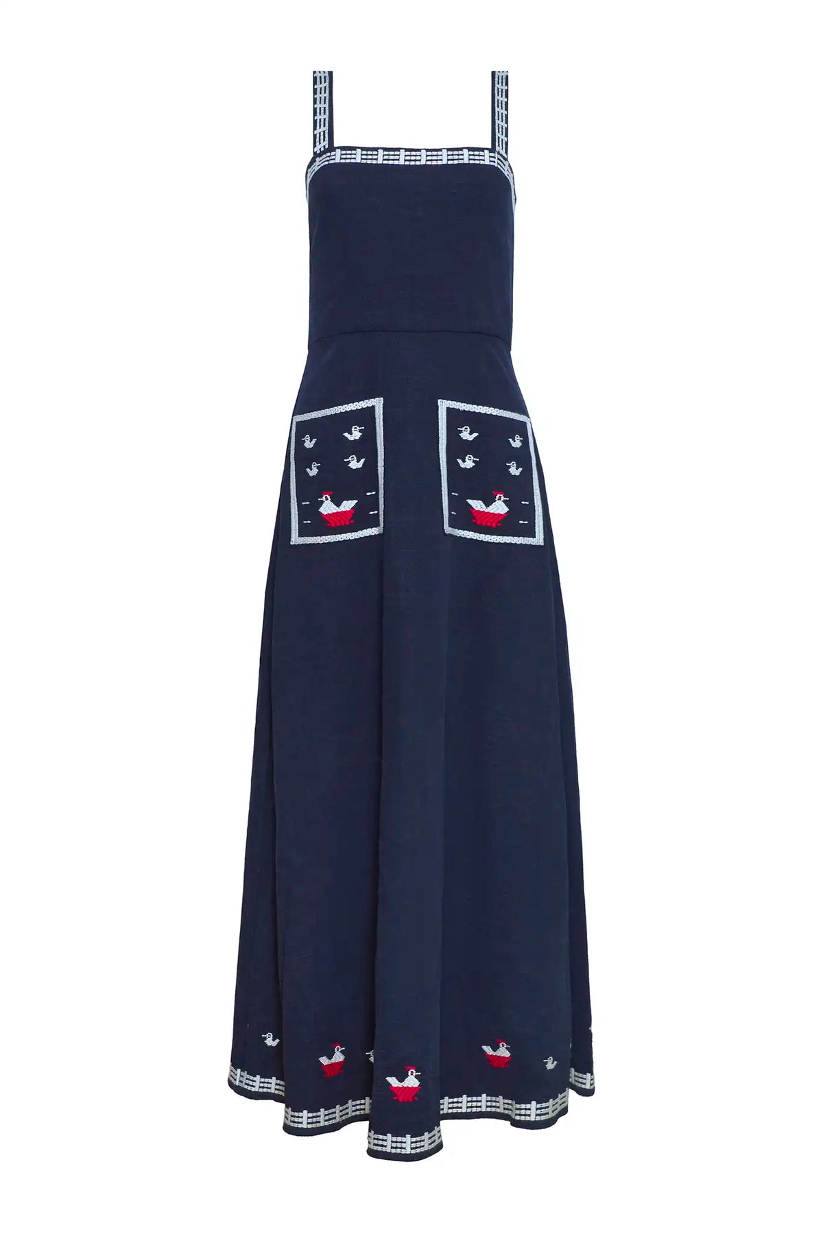 The Vaughn Dress in Deep Sea. 