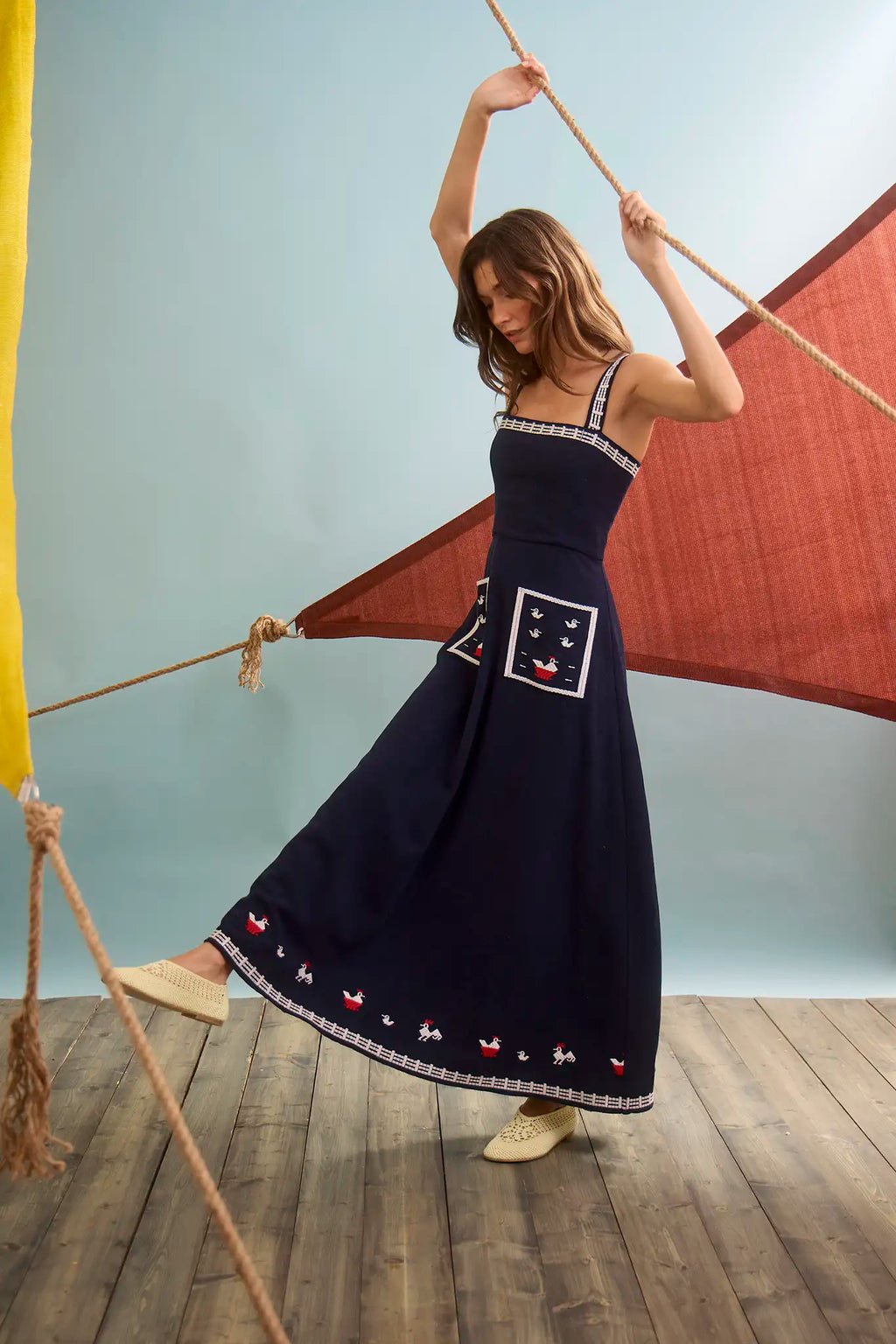 Vaughn Dress Deep Sea / 8