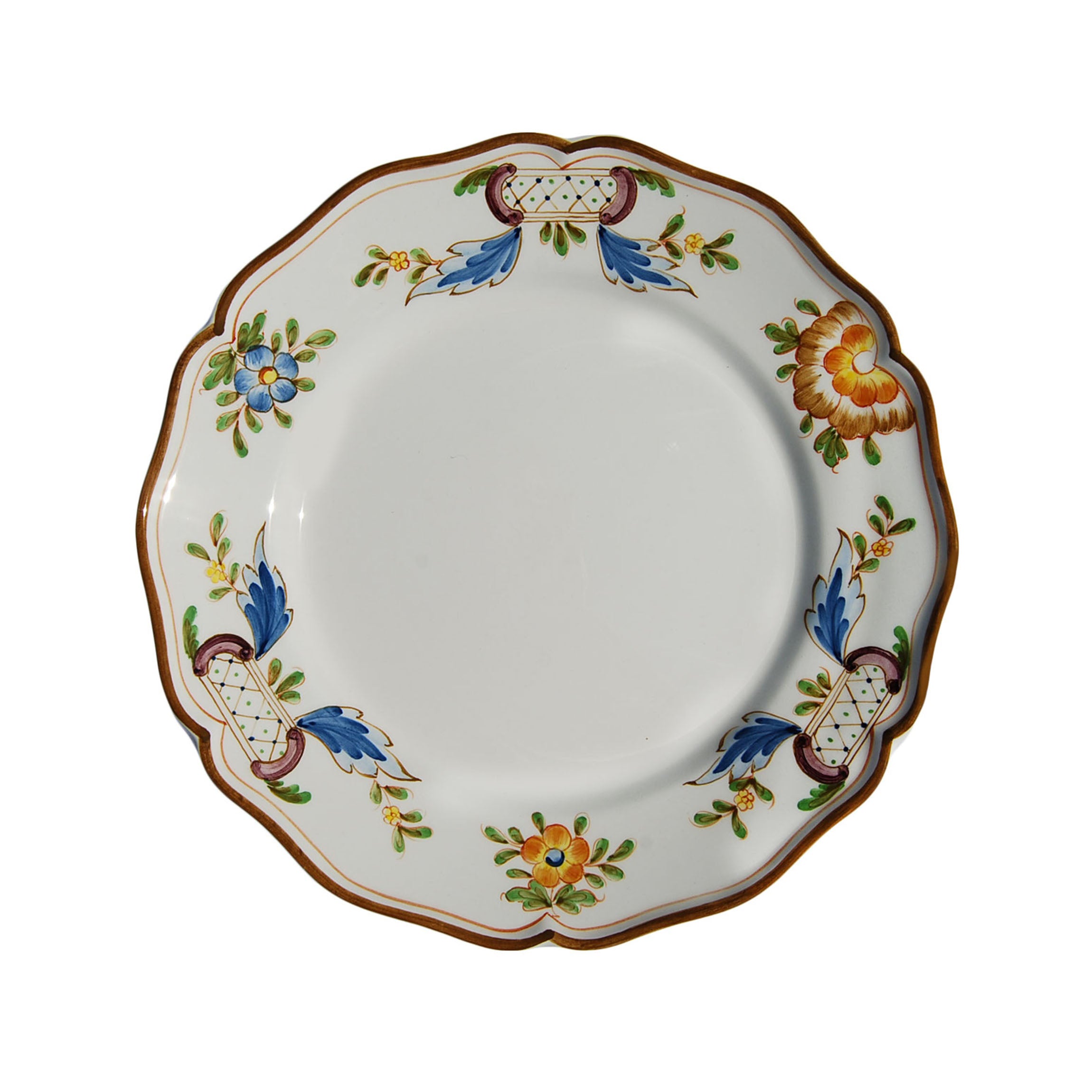 Vecchia Torino Dessert Plates in Multi, Set of 6