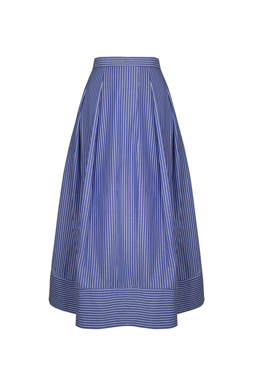 Vela Skirt in Blue Stripes