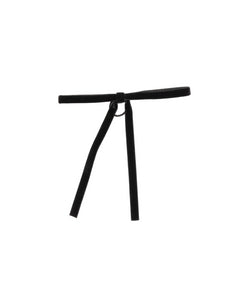Thin Velvet Hair Tie Black