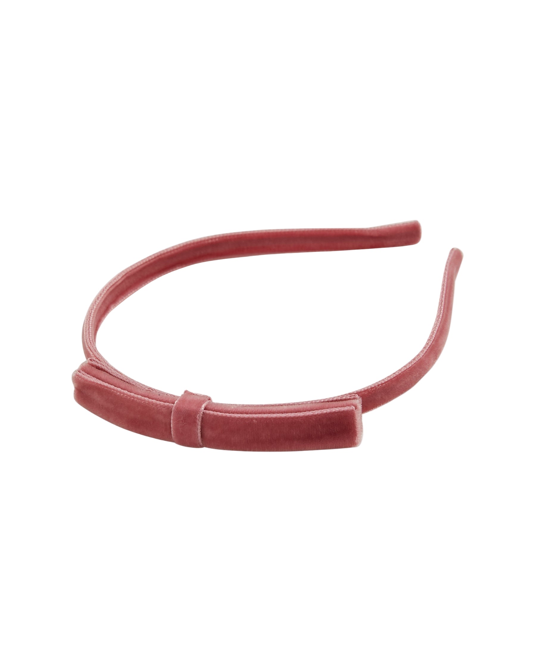 Velvet Headband in Pink
