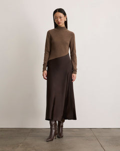Vera Dress in Dark Fig