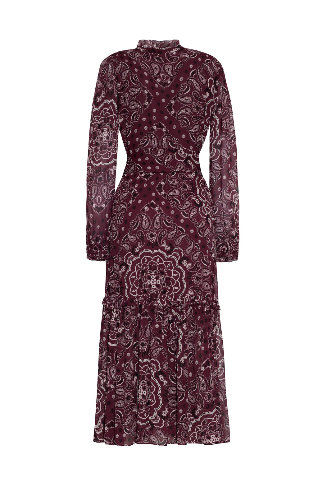 Verity Dress in Bandana Plum