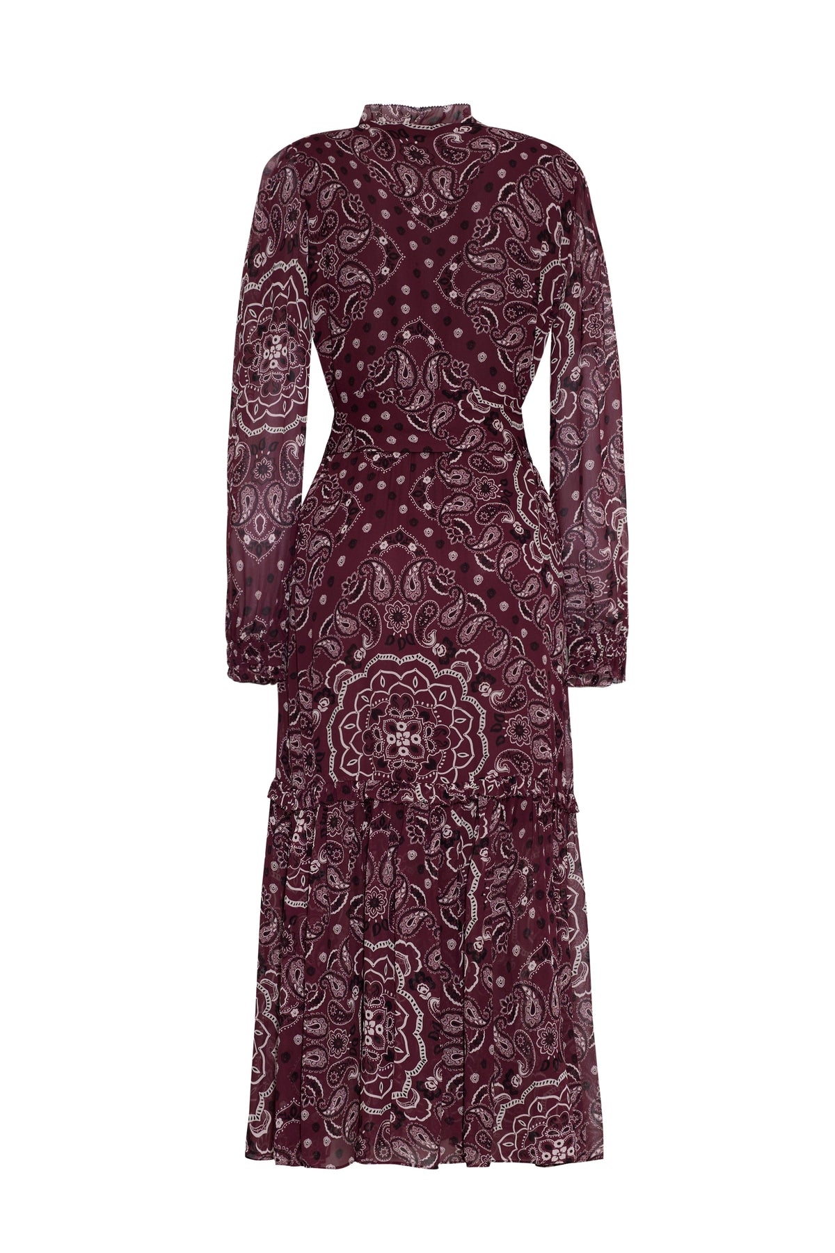 Verity Dress in Bandana Plum