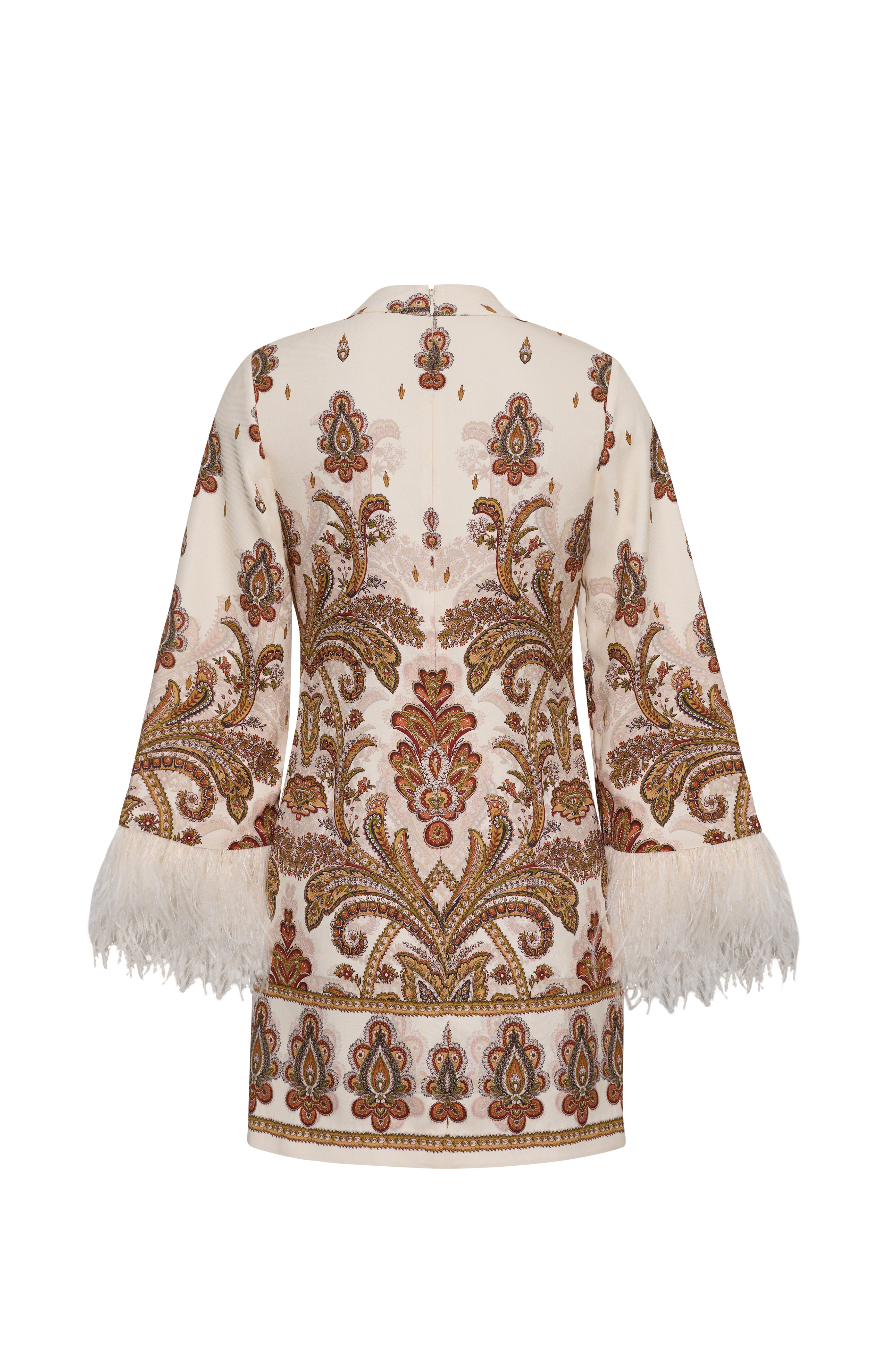 Vida Dress in Castle Paisley Ivory