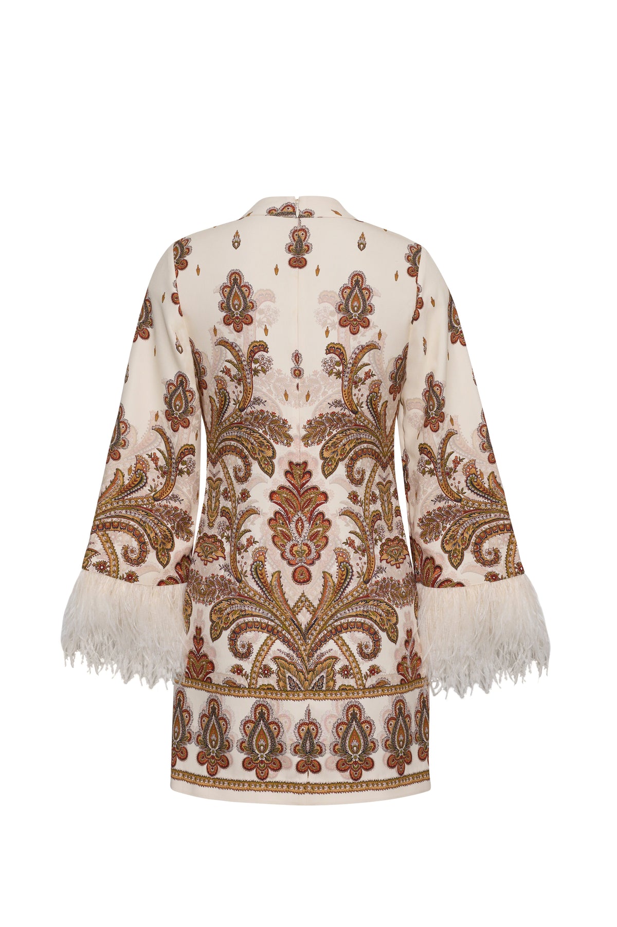Vida Dress in Castle Paisley Ivory