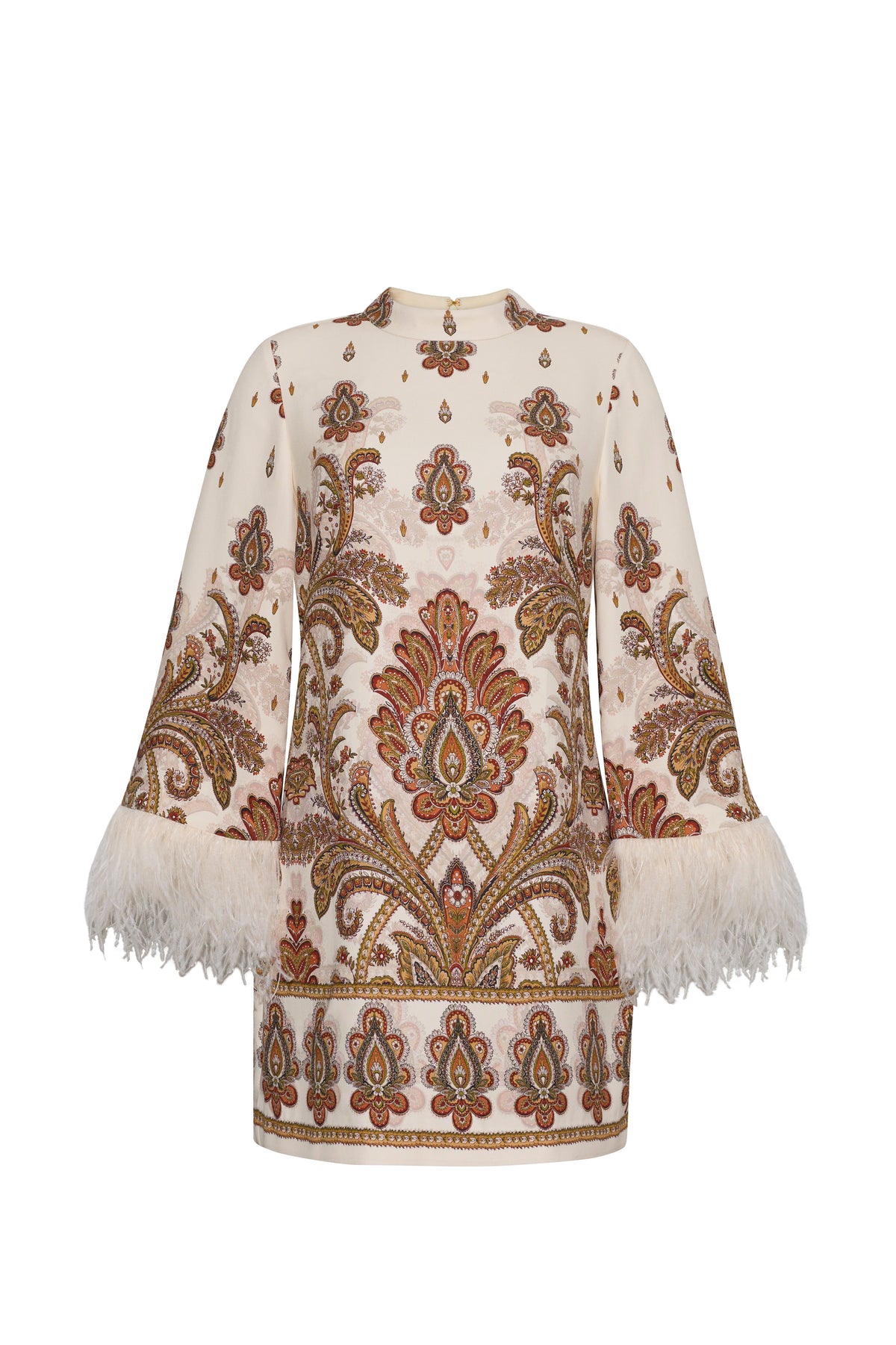 Vida Dress in Castle Paisley Ivory