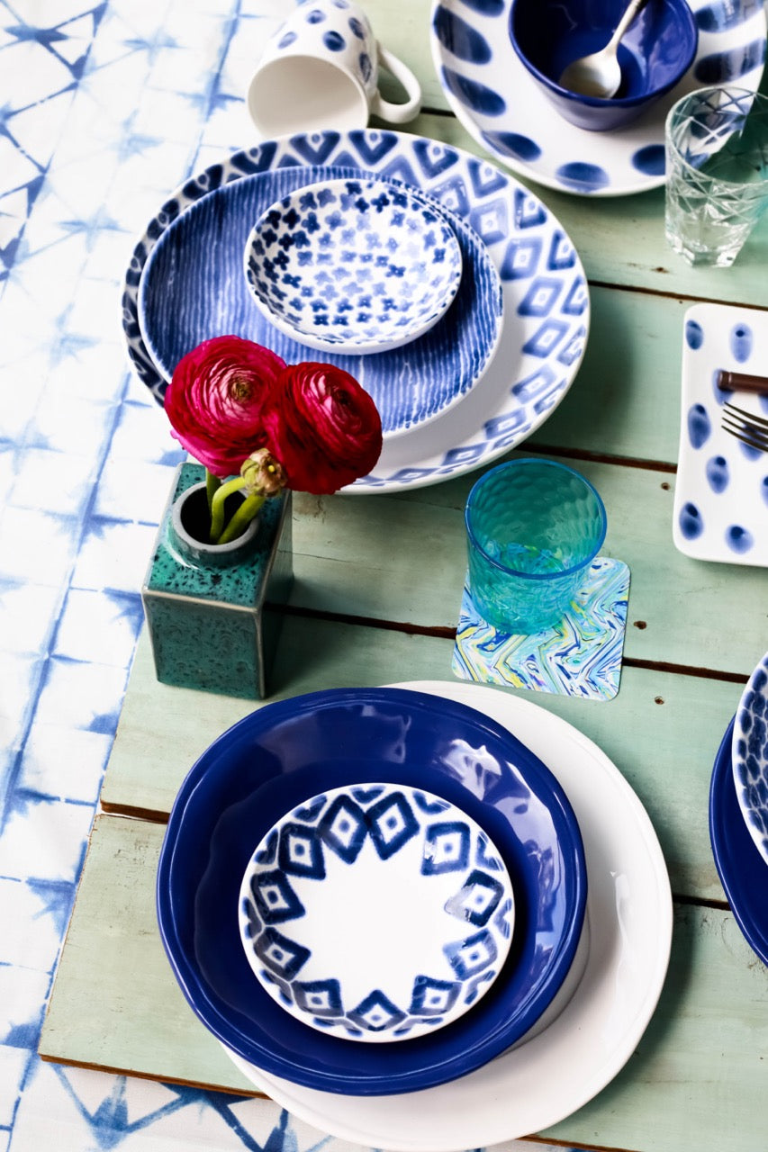 Santorini Diamond Condiment Bowl