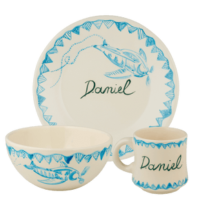 Personalized Turquoise Children’s Set