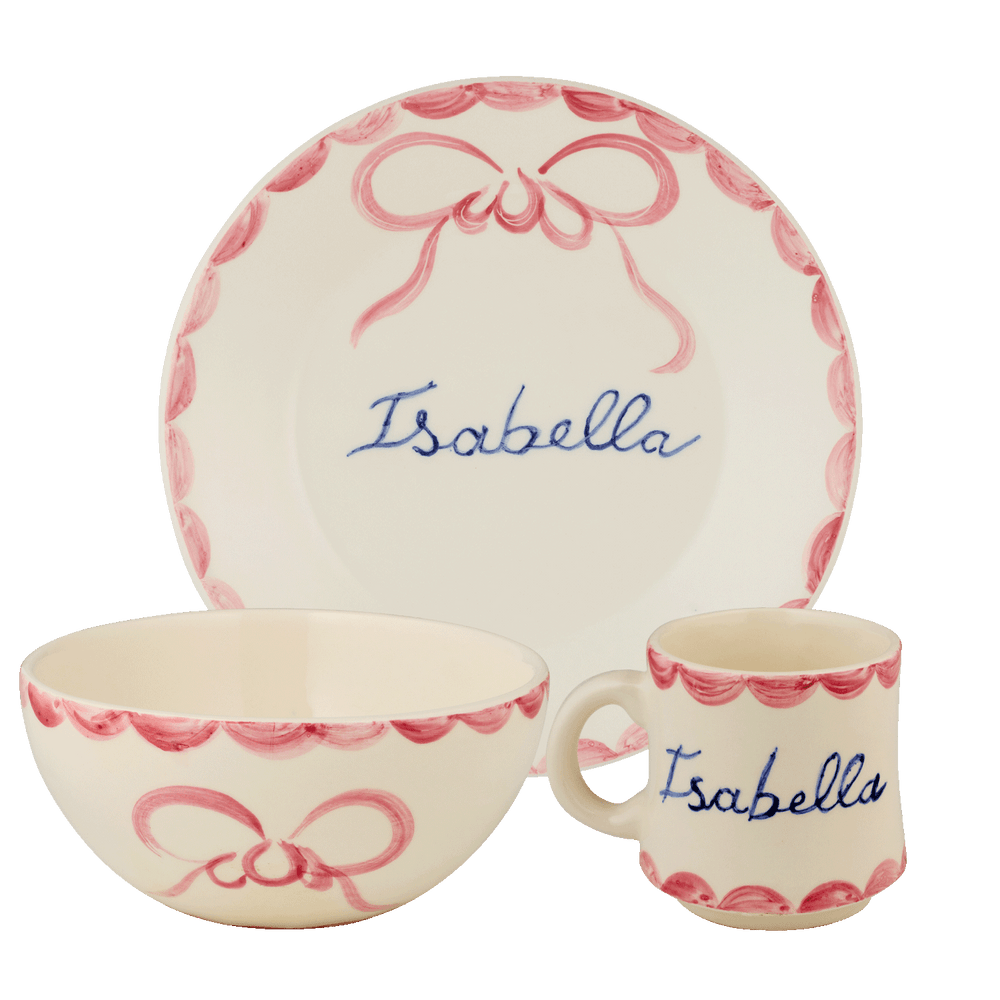 Personalized Pink Children’s Set