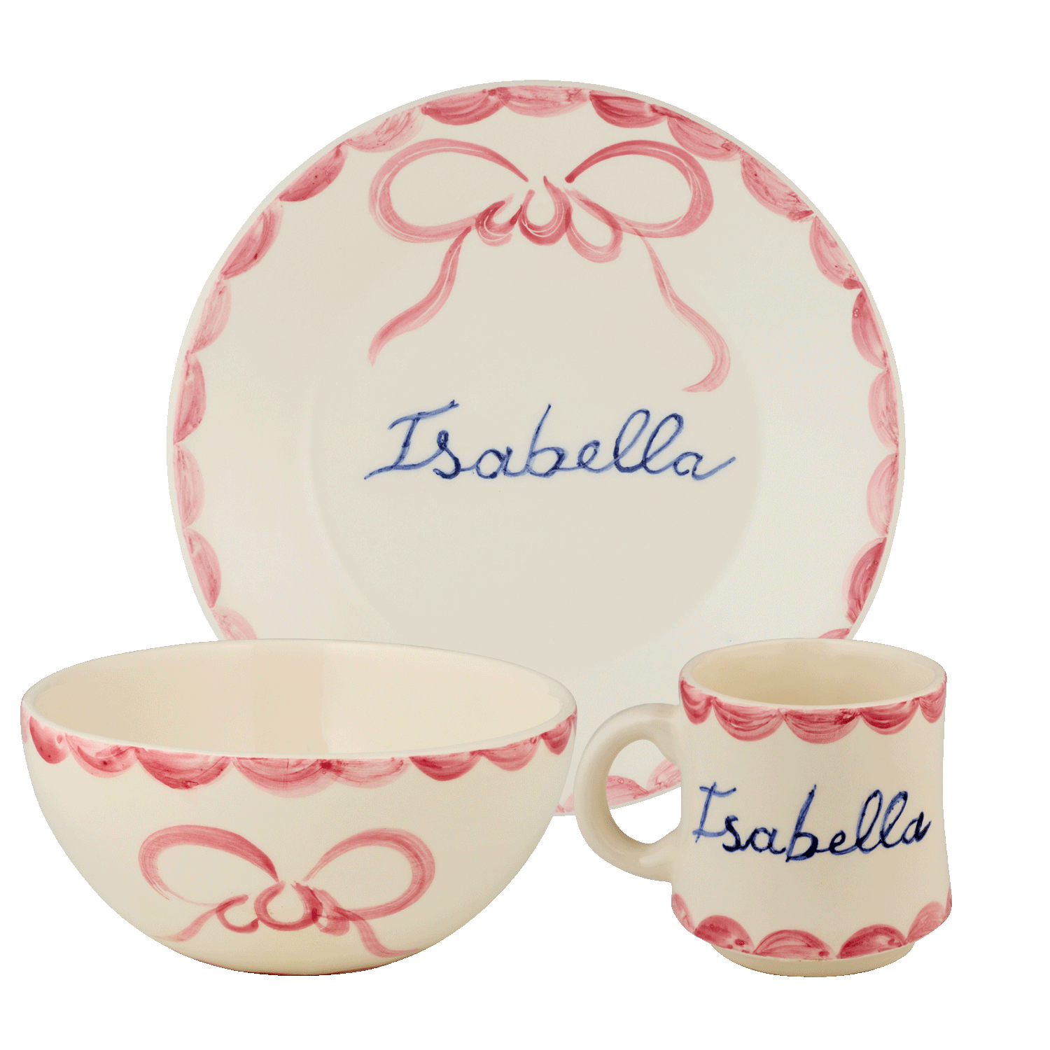 Personalized Pink Children’s Set