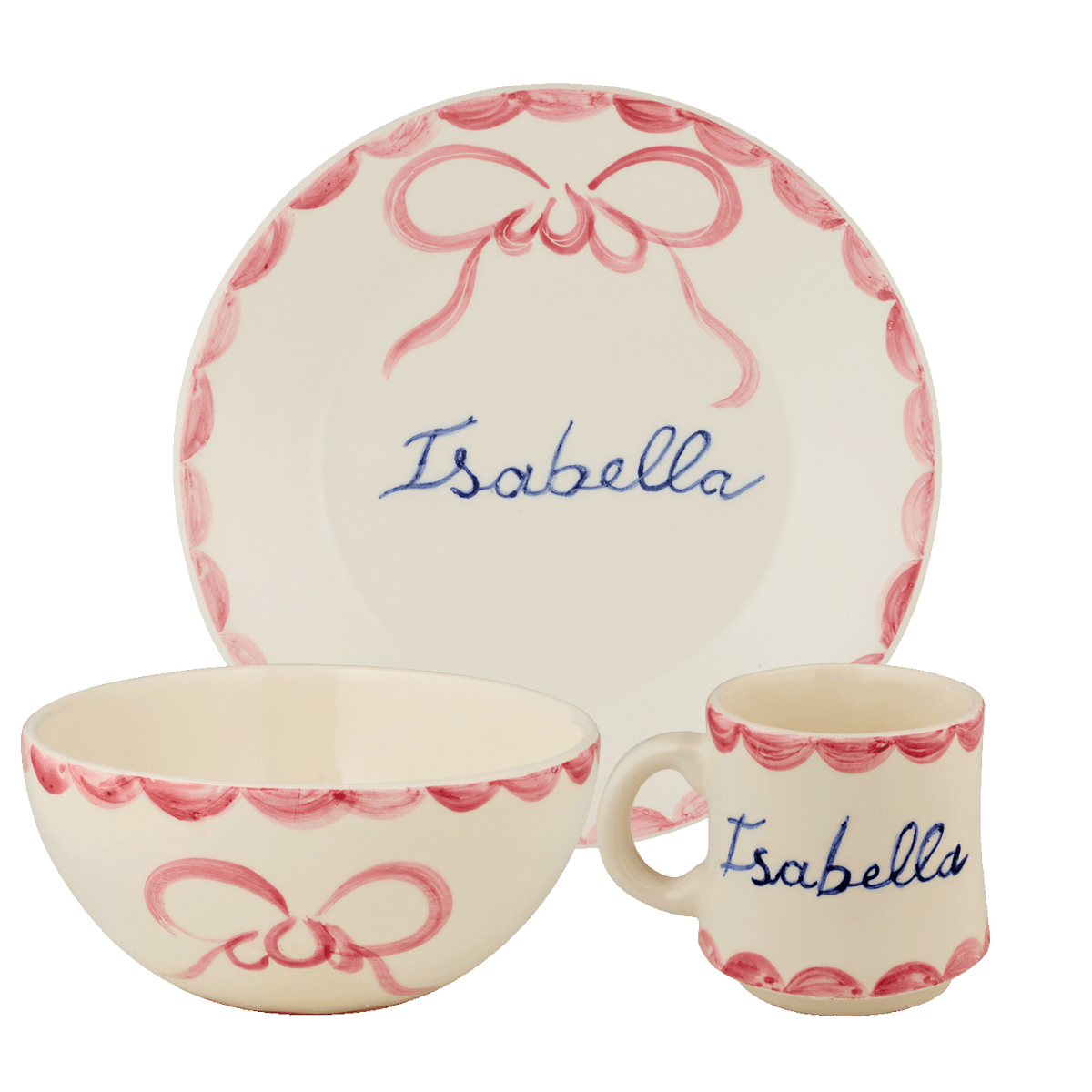 Personalized Pink Children’s Set