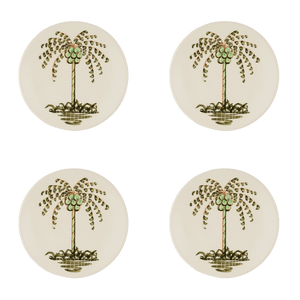 Palm Side Plates, Set of 4