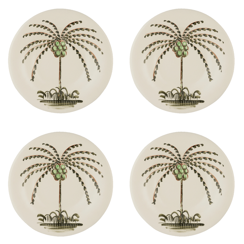 Palm Dinner Plates, Set of 4