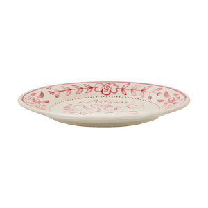Personalized Rose Pink Birth Plate