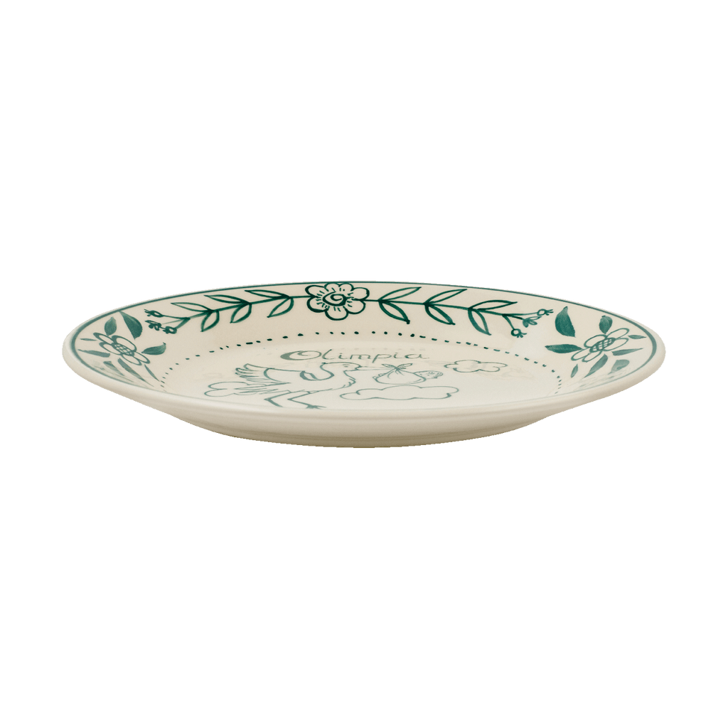 Personalized Sage Birth Plate