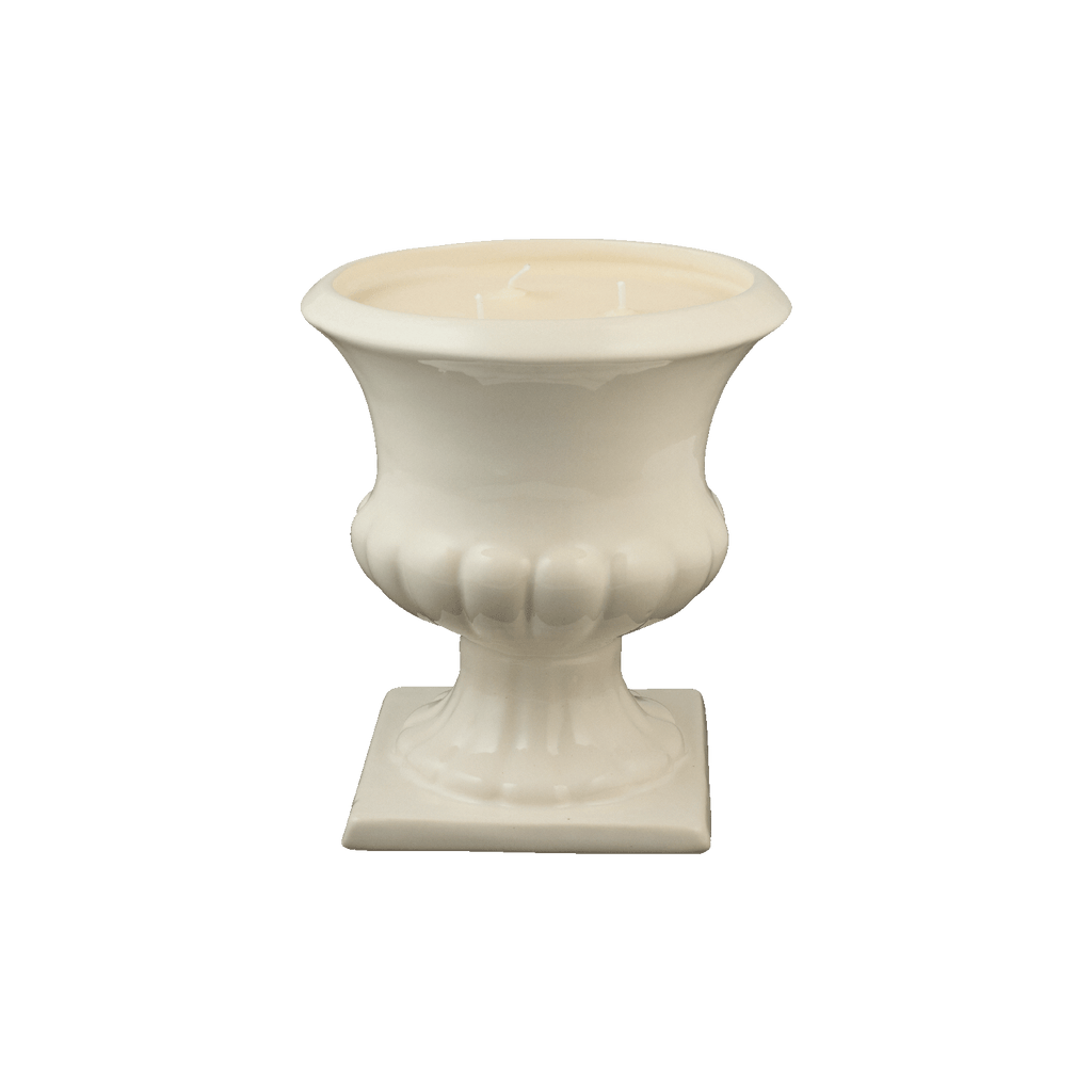 Cream Fluted Vase