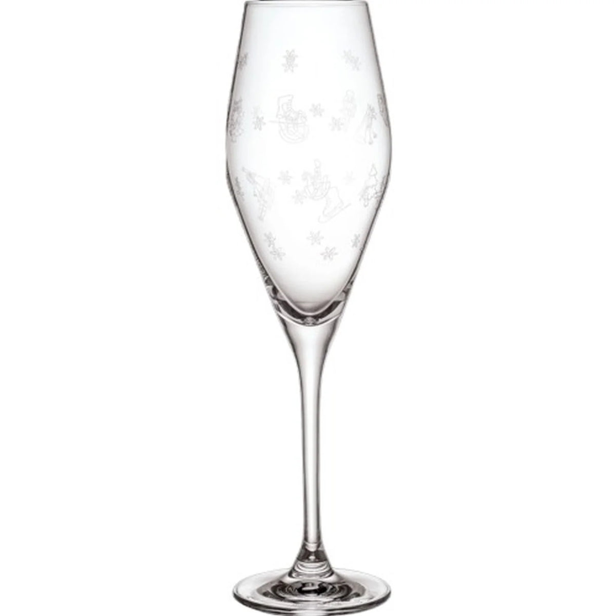 Toys Delight Stems Champagne Flute Set in Clear, Set of 2