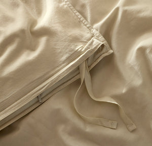 Signature Vintage Washed Duvet Set in Vintage Sand