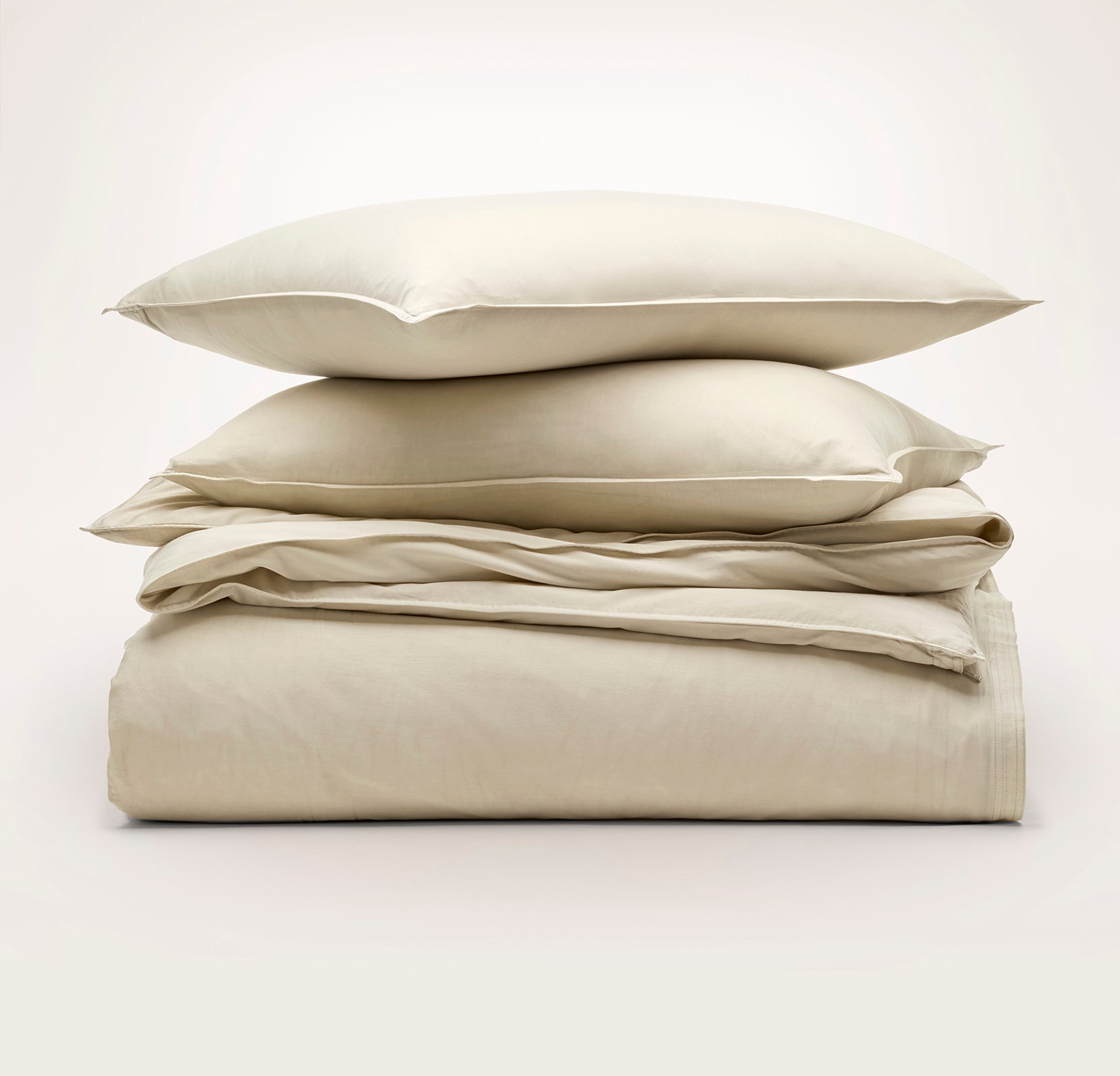 Signature Vintage Washed Duvet Set in Vintage Sand