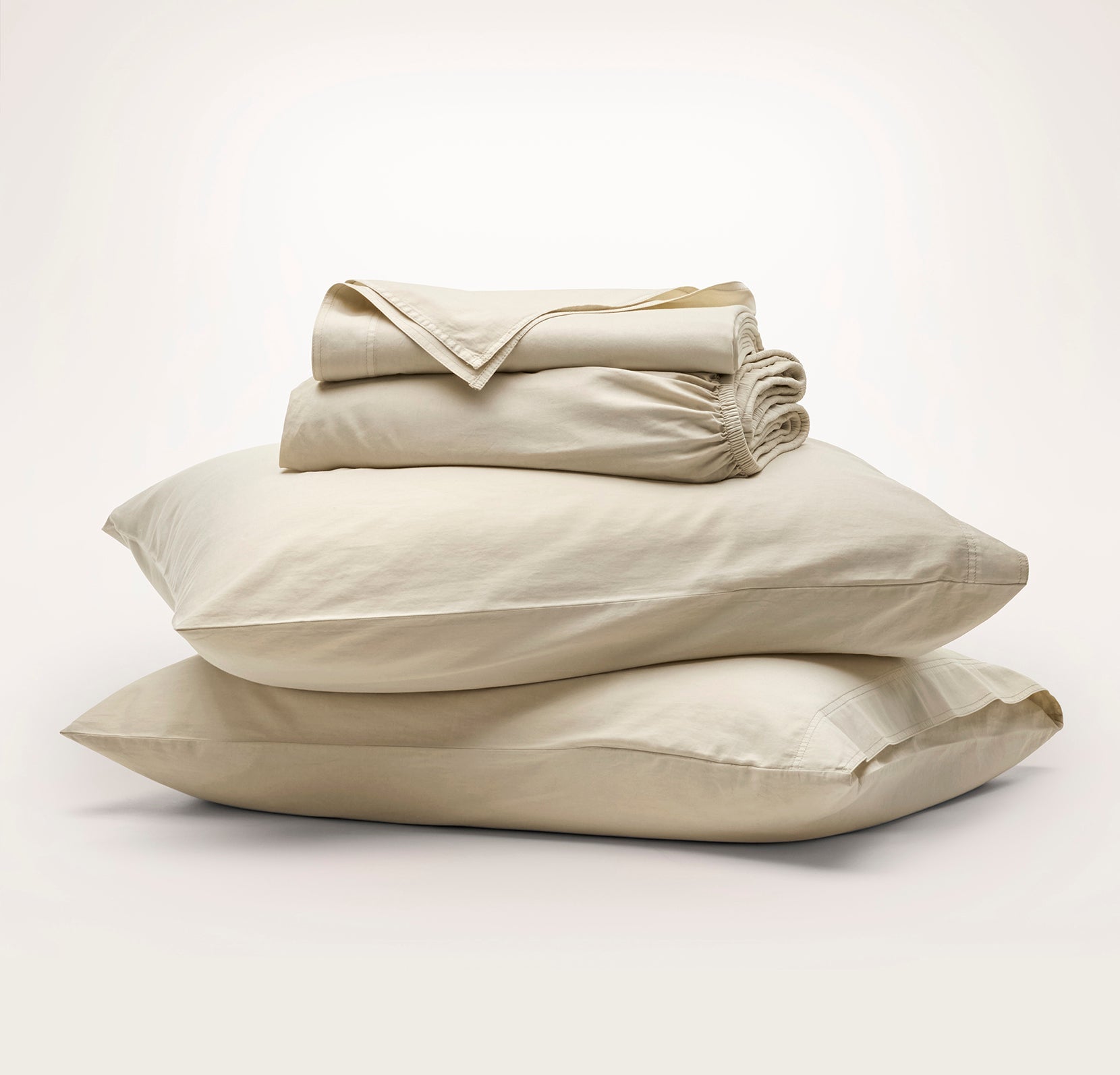 Signature Vintage Washed Sheet Set in Vintage Sand
