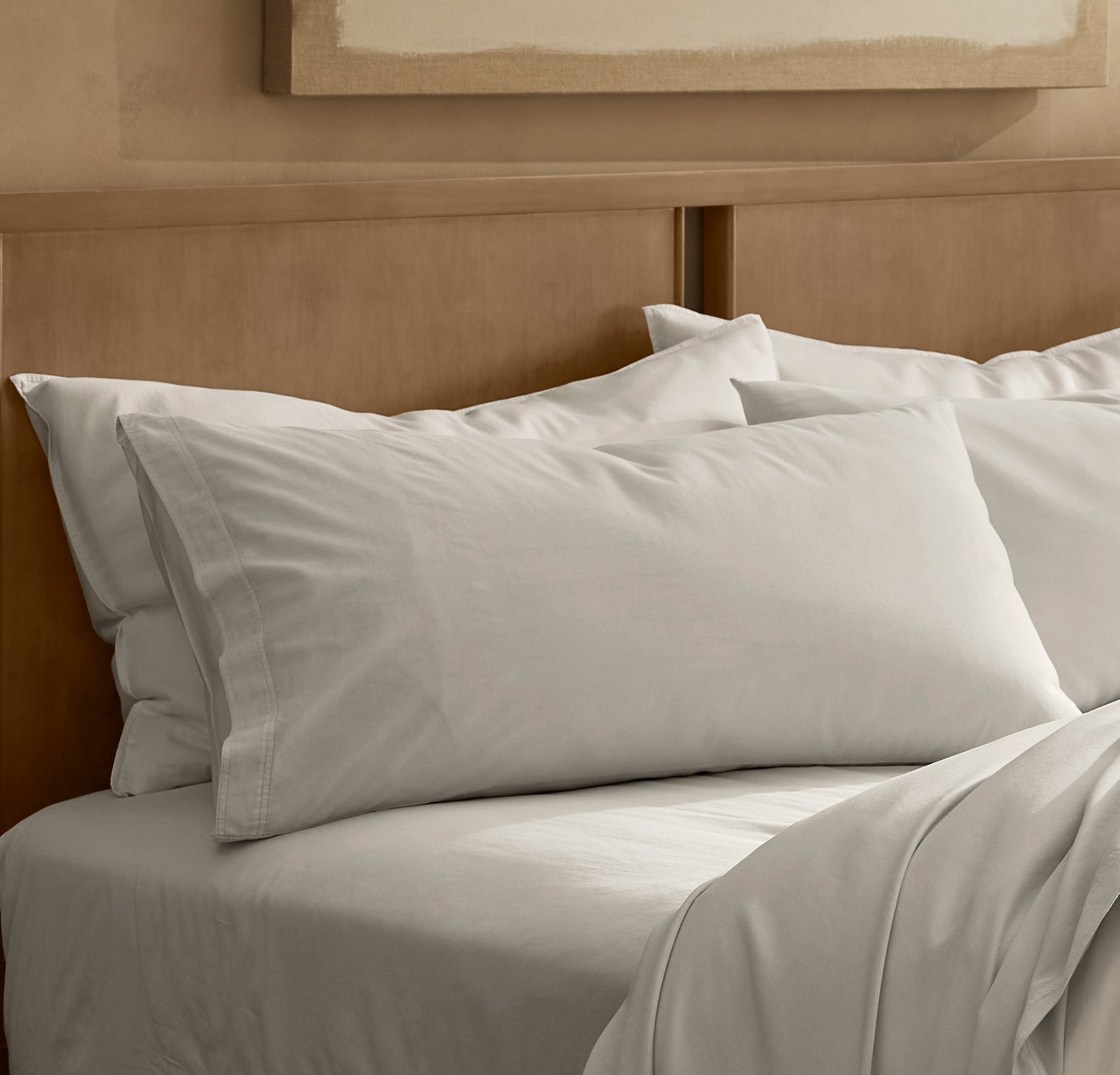 Signature Vintage Washed Pillowcase Set in Vintage Mist