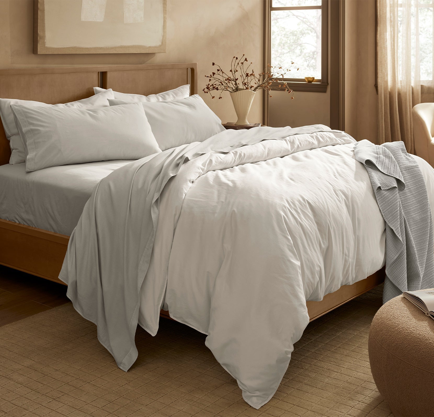 Signature Vintage Washed Sheet Set in Vintage Mist