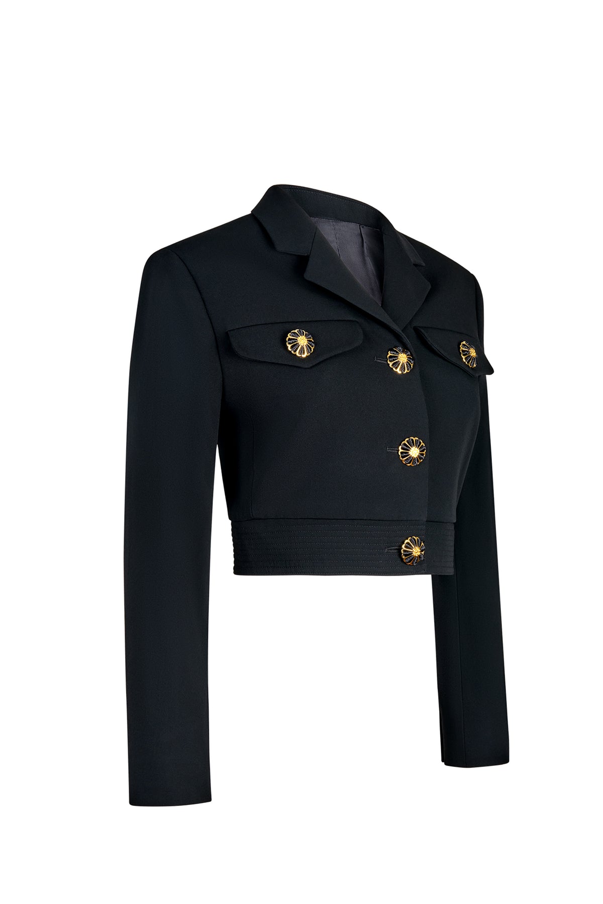 Viola Notte Fleur in Black