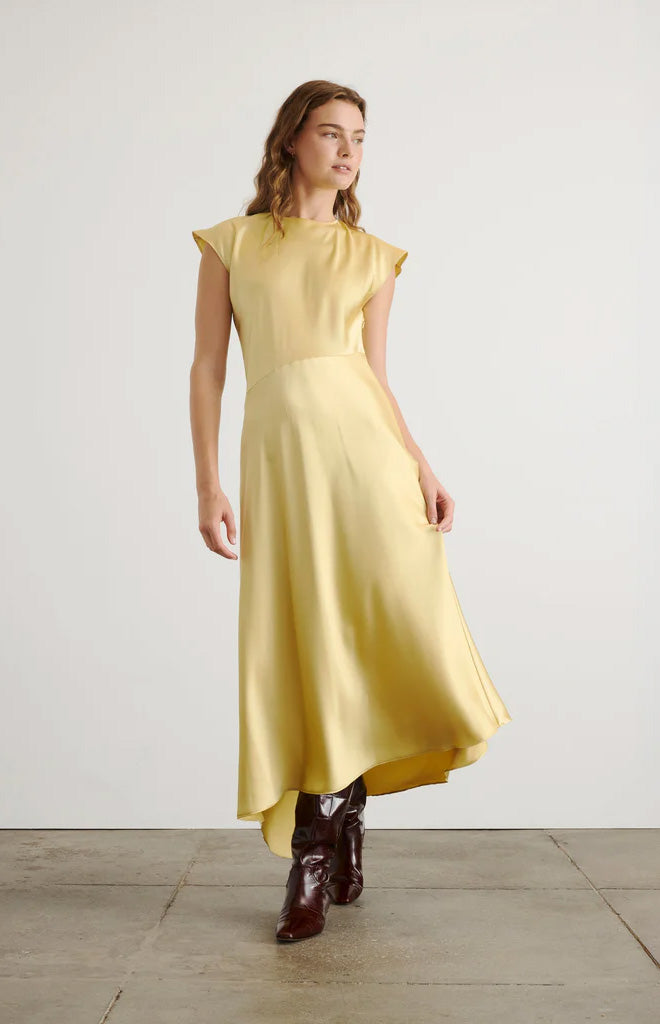 Violeta Dress in Buttermilk