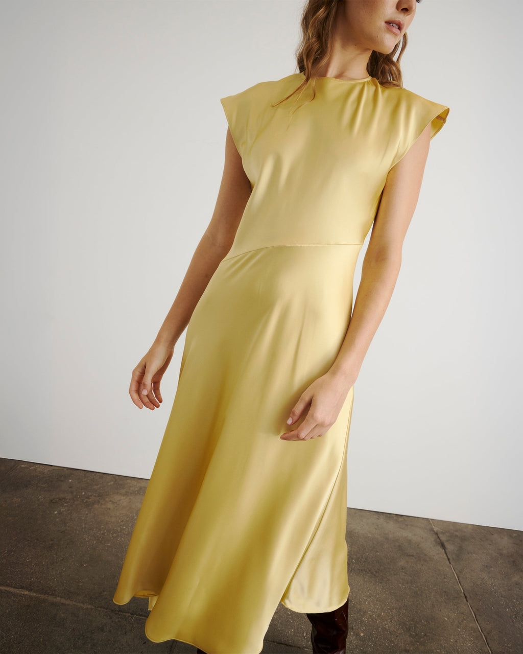 Violeta Dress in Buttermilk