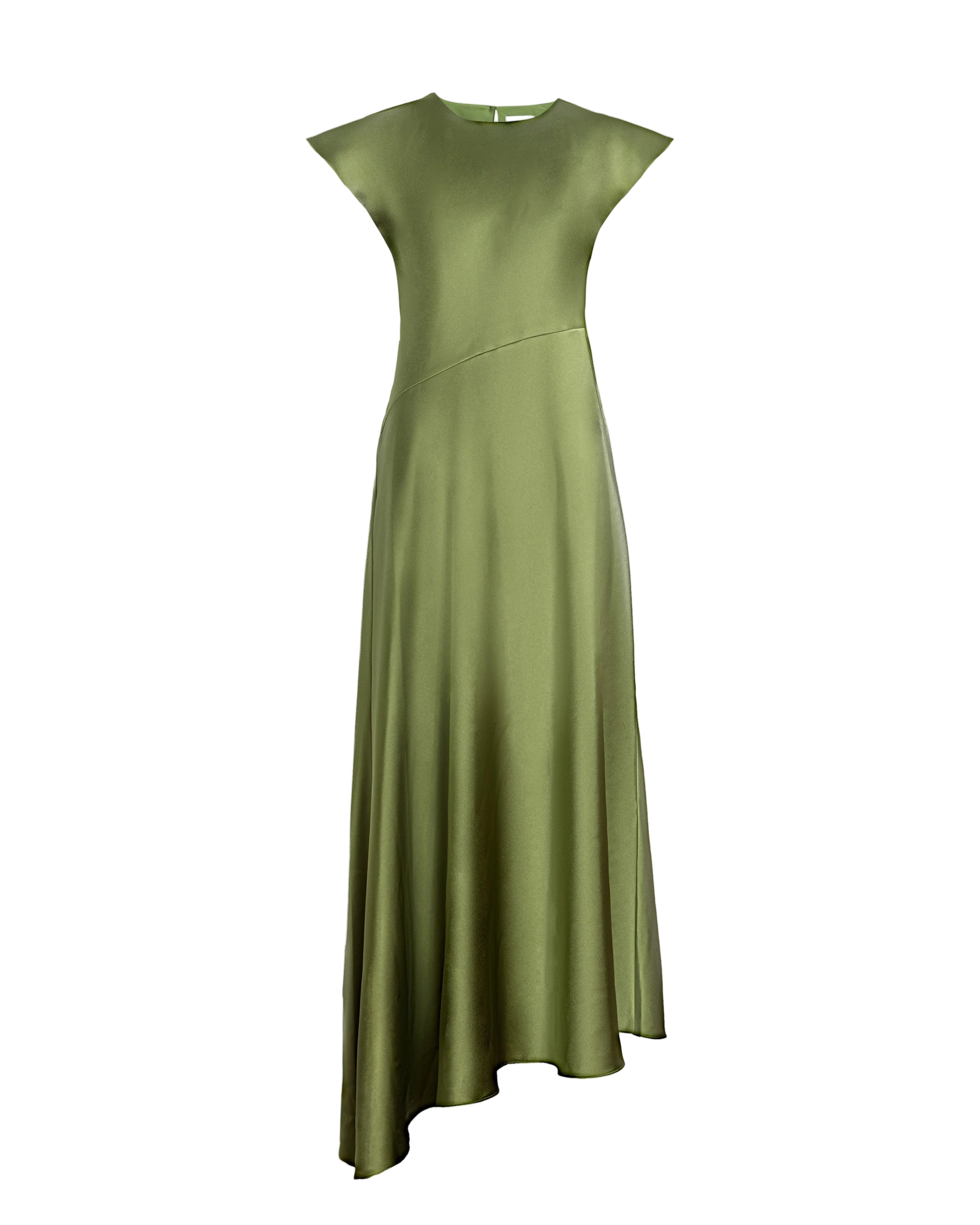 Violeta Dress in Asparagus