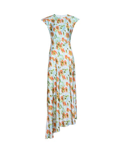 Violeta Dress in Powder Blue Multi