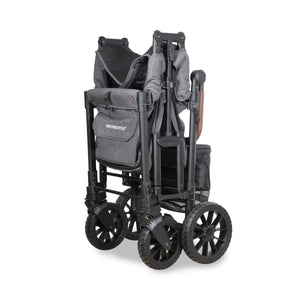 WonderFold W Luxe Pro Stroller Wagon 4-Seater in Charcoal Gray