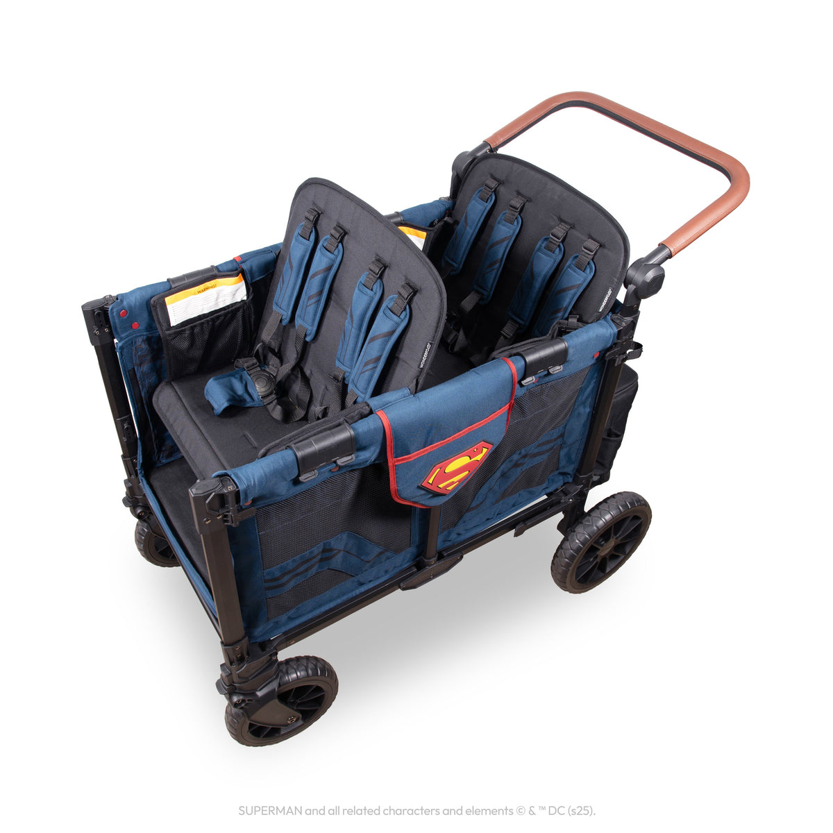 WonderFold Superman W4 Luxe Pro Quad Stroller Wagon