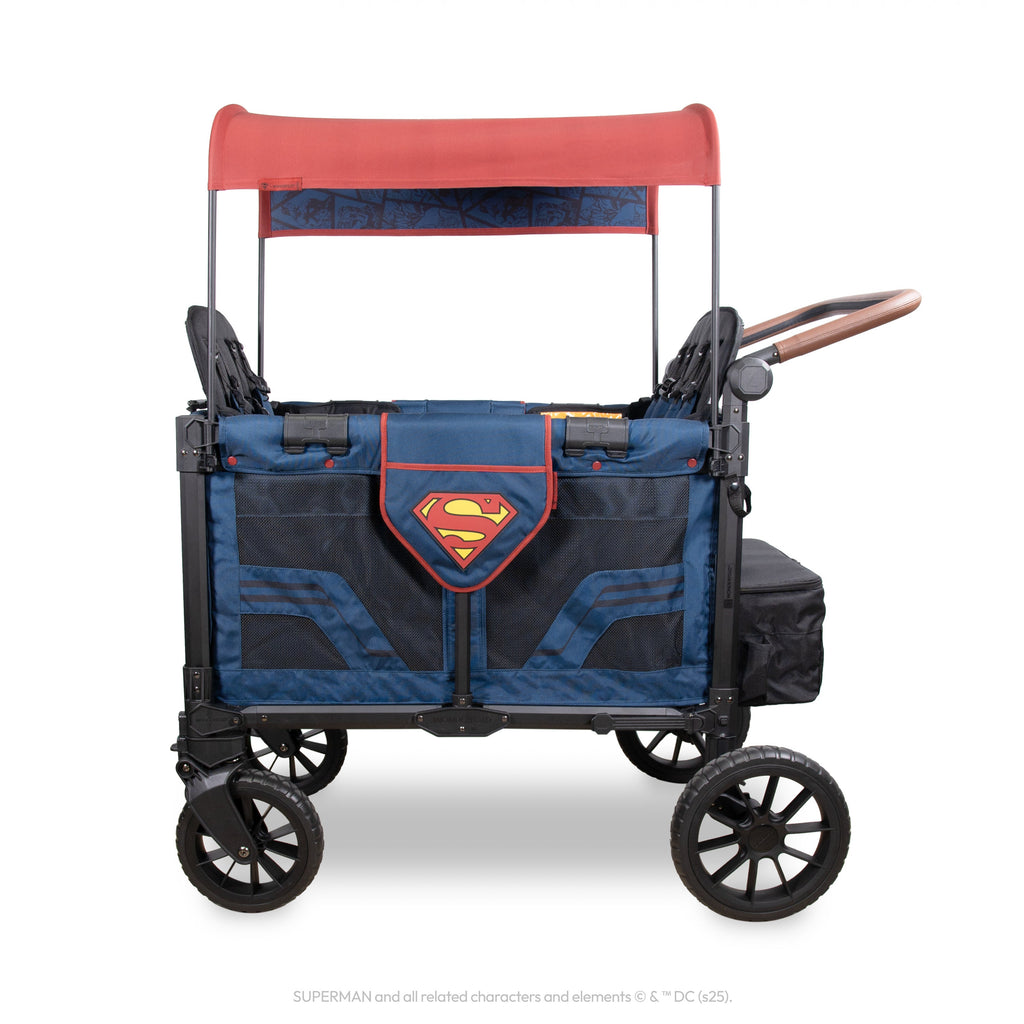 WonderFold Superman W4 Luxe Pro Quad Stroller Wagon