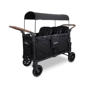 WonderFold W Luxe Pro Stroller Wagon 6-Seater in Jet Black