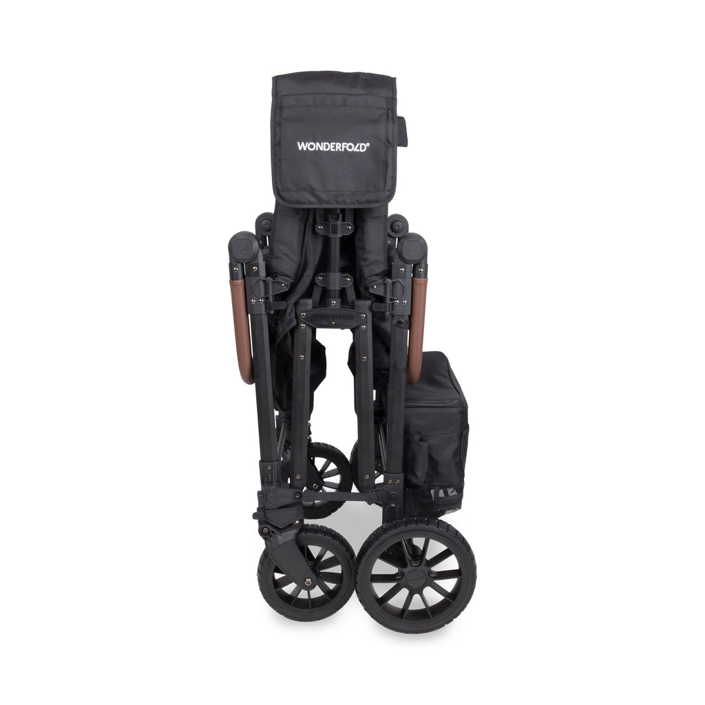 WonderFold W Luxe Pro Stroller Wagon 6-Seater in Jet Black
