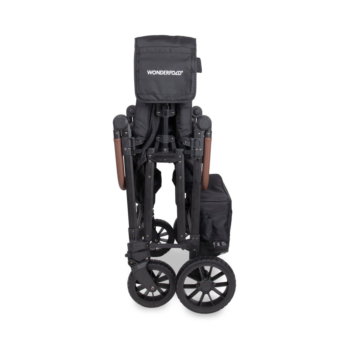 WonderFold W Luxe Pro Stroller Wagon 6-Seater in Jet Black