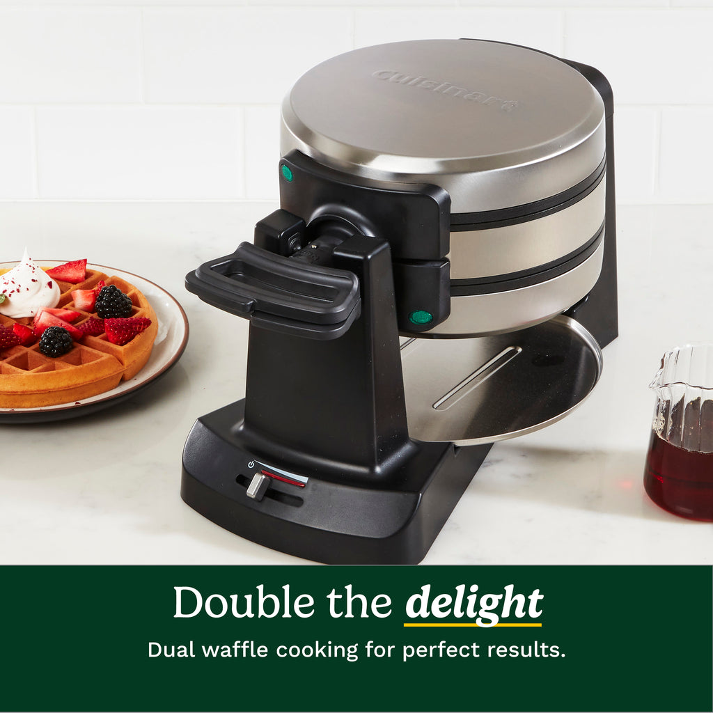 Double Flip Belgian Waffle Maker