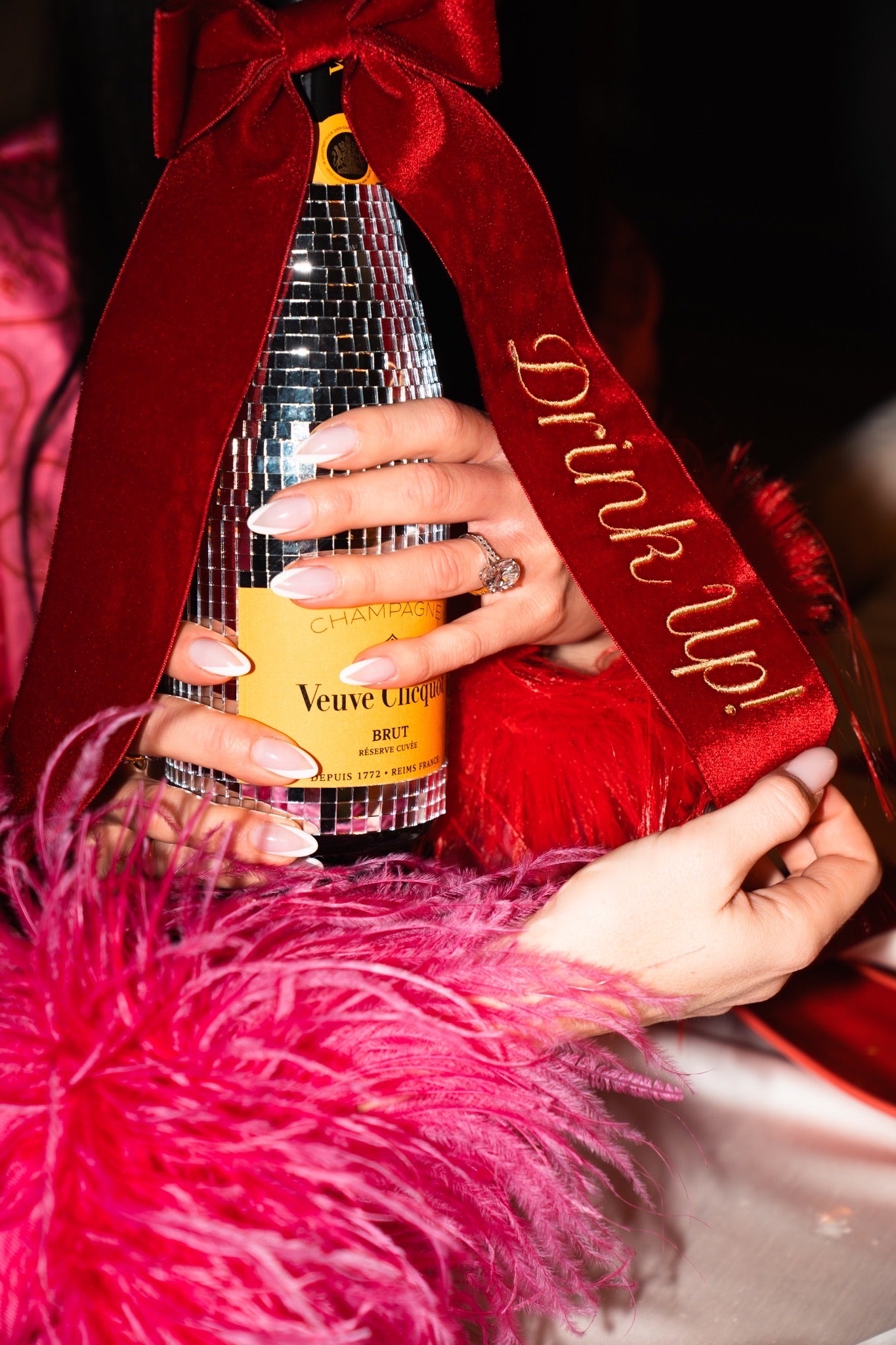 Wine Bow “Drink Up”