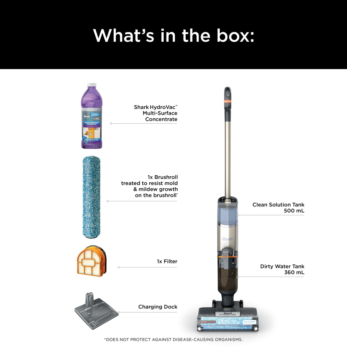 HydroVac MessMaster Cordless 3-in-1 Cleaner