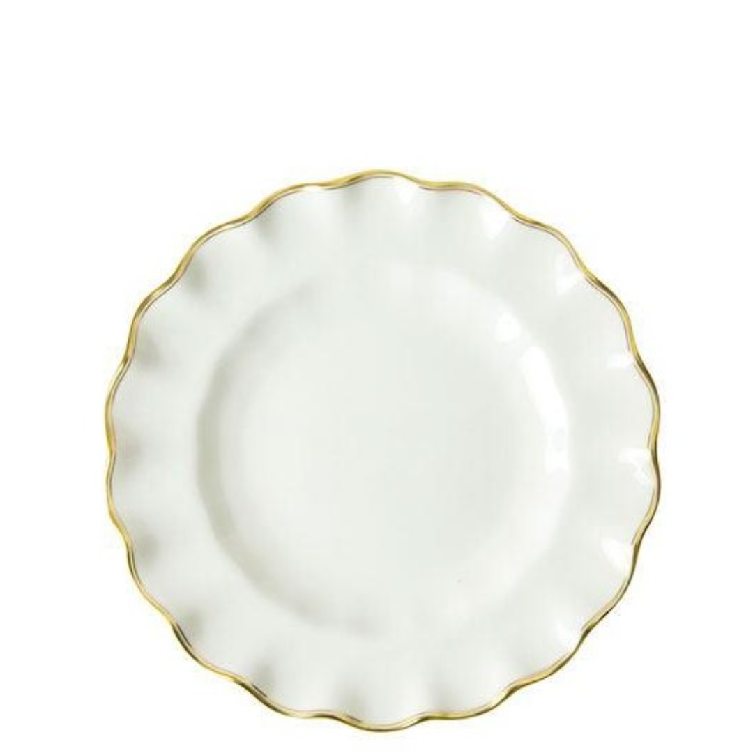 Chelsea Duet Fluted Dessert Plate